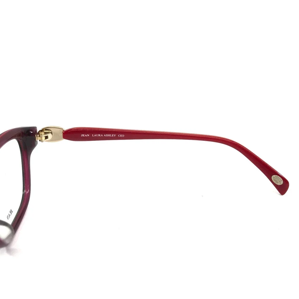 Laura Ashley Eyeglasses Frames Jean C1-RED TORT Shiny Red Tortoise 52-17-135